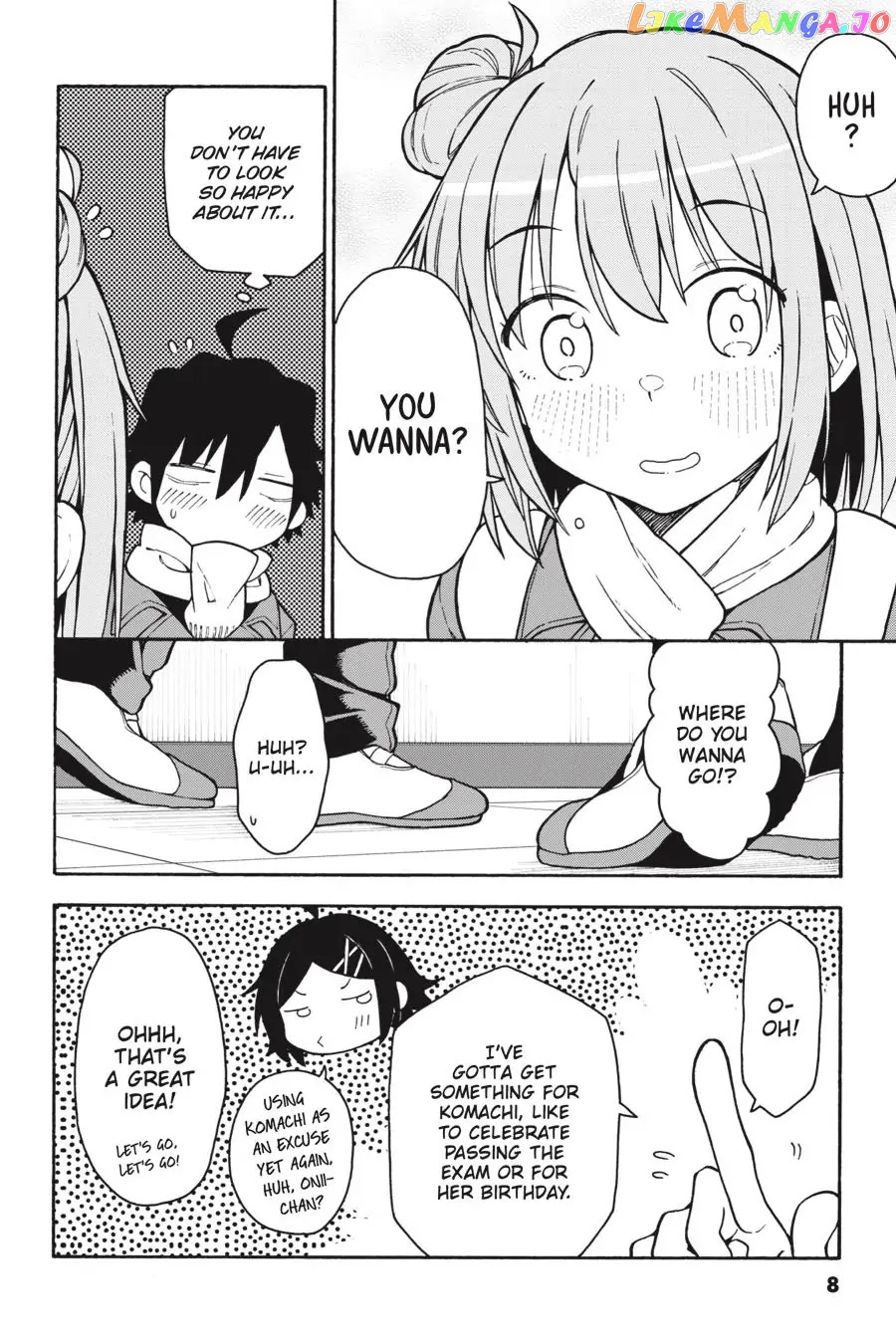 Yahari Ore no Seishun Rabukome wa Machigatte Iru. @ Comic chapter 92 - page 8