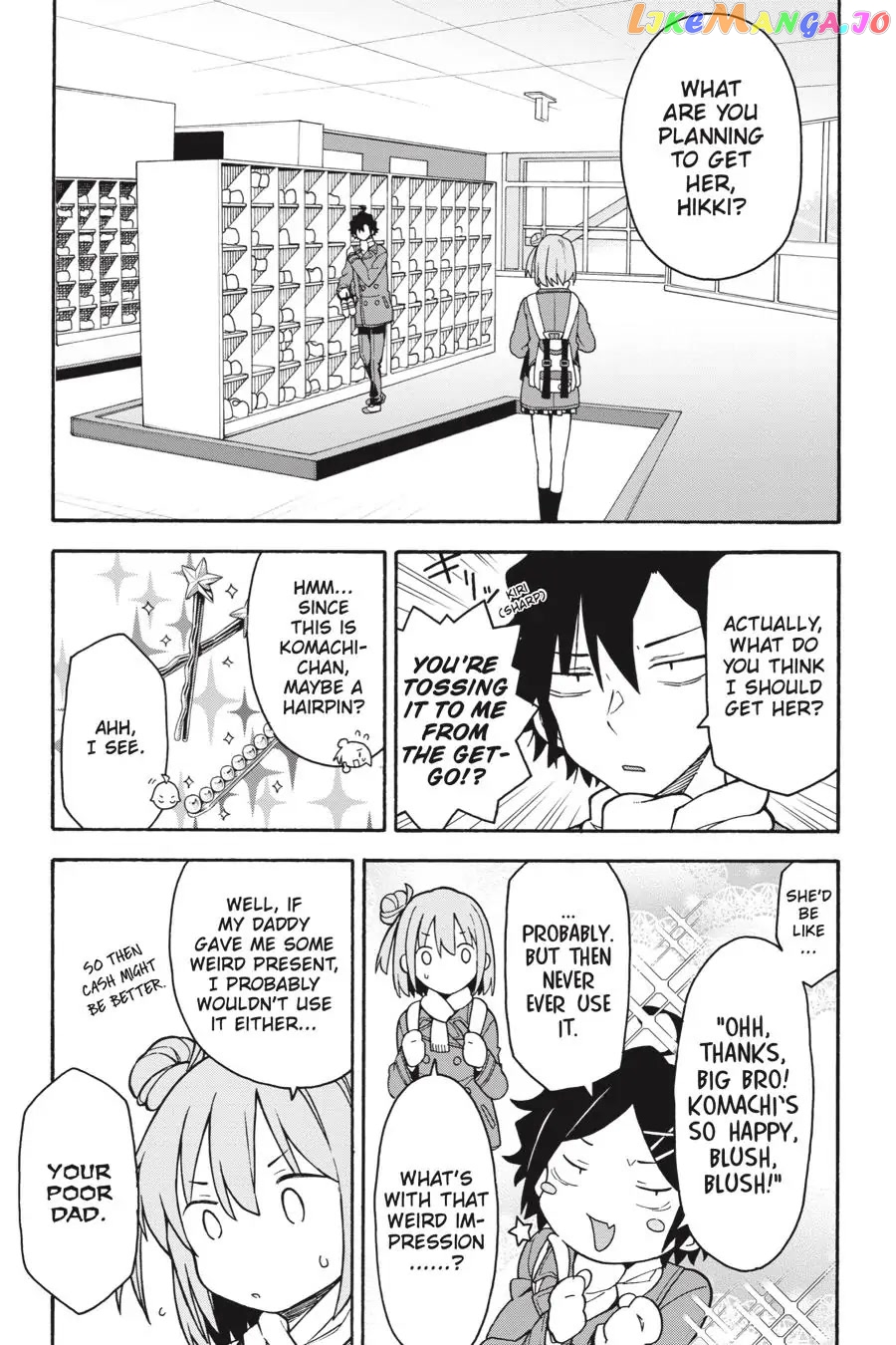 Yahari Ore no Seishun Rabukome wa Machigatte Iru. @ Comic chapter 92 - page 9
