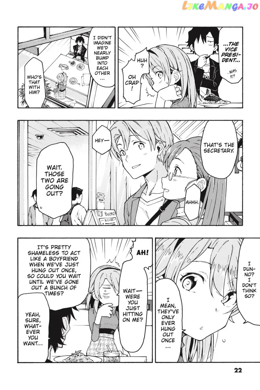 Yahari Ore no Seishun Rabukome wa Machigatte Iru. @ Comic chapter 71 - page 22