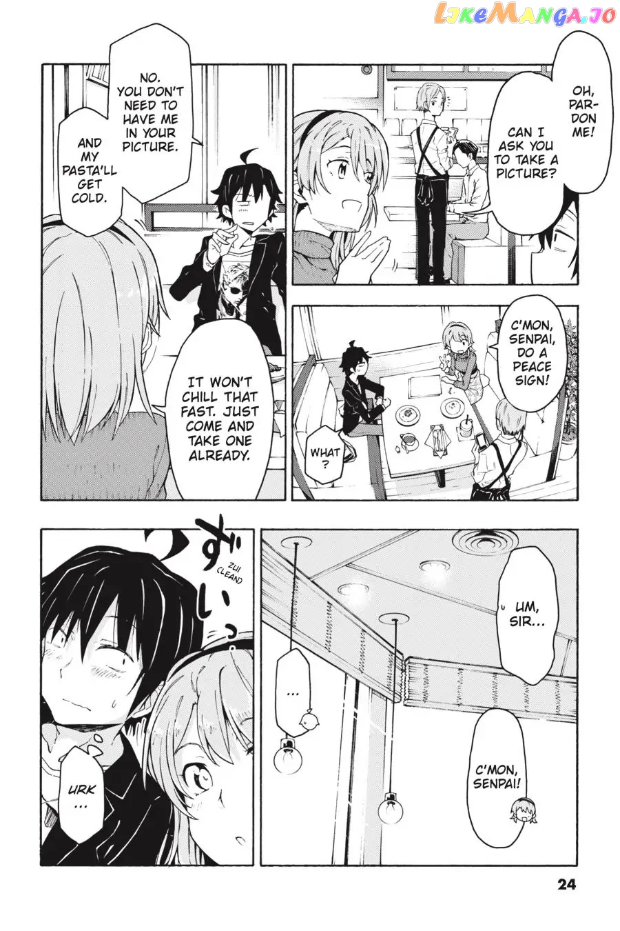 Yahari Ore no Seishun Rabukome wa Machigatte Iru. @ Comic chapter 71 - page 24