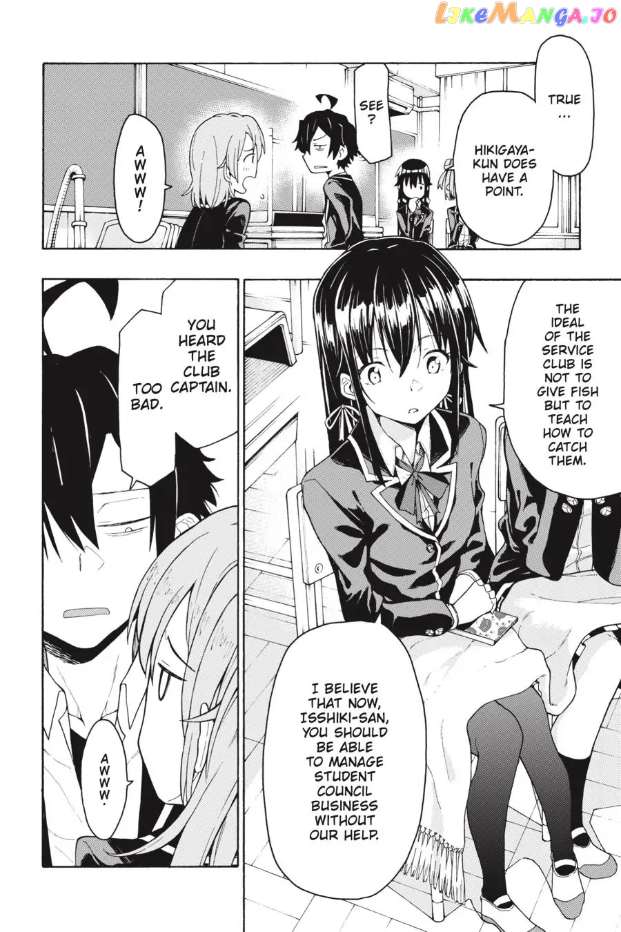 Yahari Ore no Seishun Rabukome wa Machigatte Iru. @ Comic chapter 71 - page 34