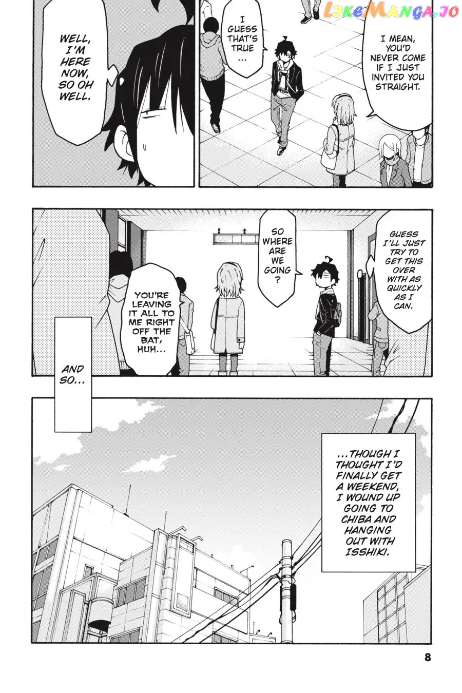 Yahari Ore no Seishun Rabukome wa Machigatte Iru. @ Comic chapter 71 - page 8