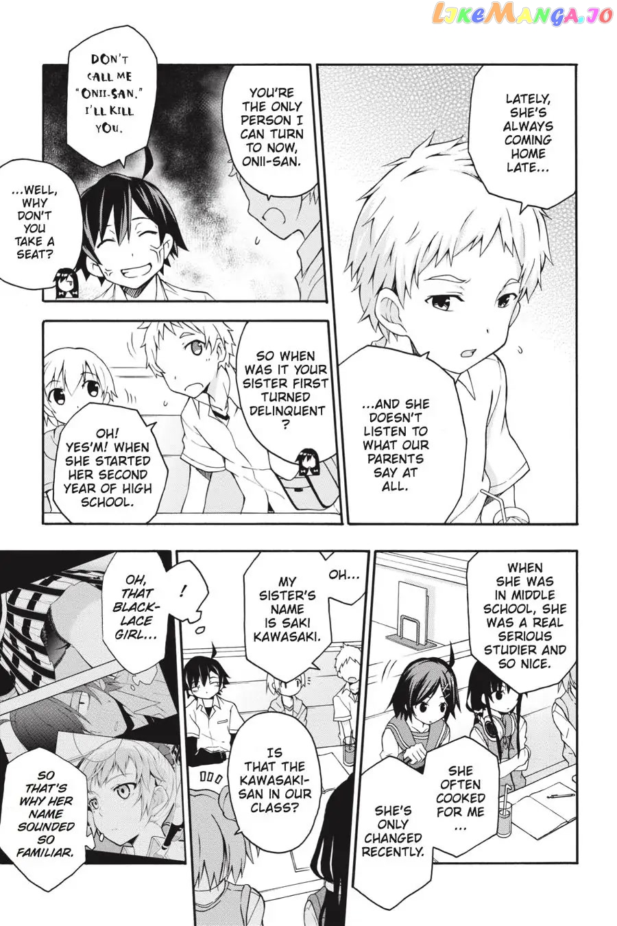 Yahari Ore no Seishun Rabukome wa Machigatte Iru. @ Comic chapter 11 - page 17