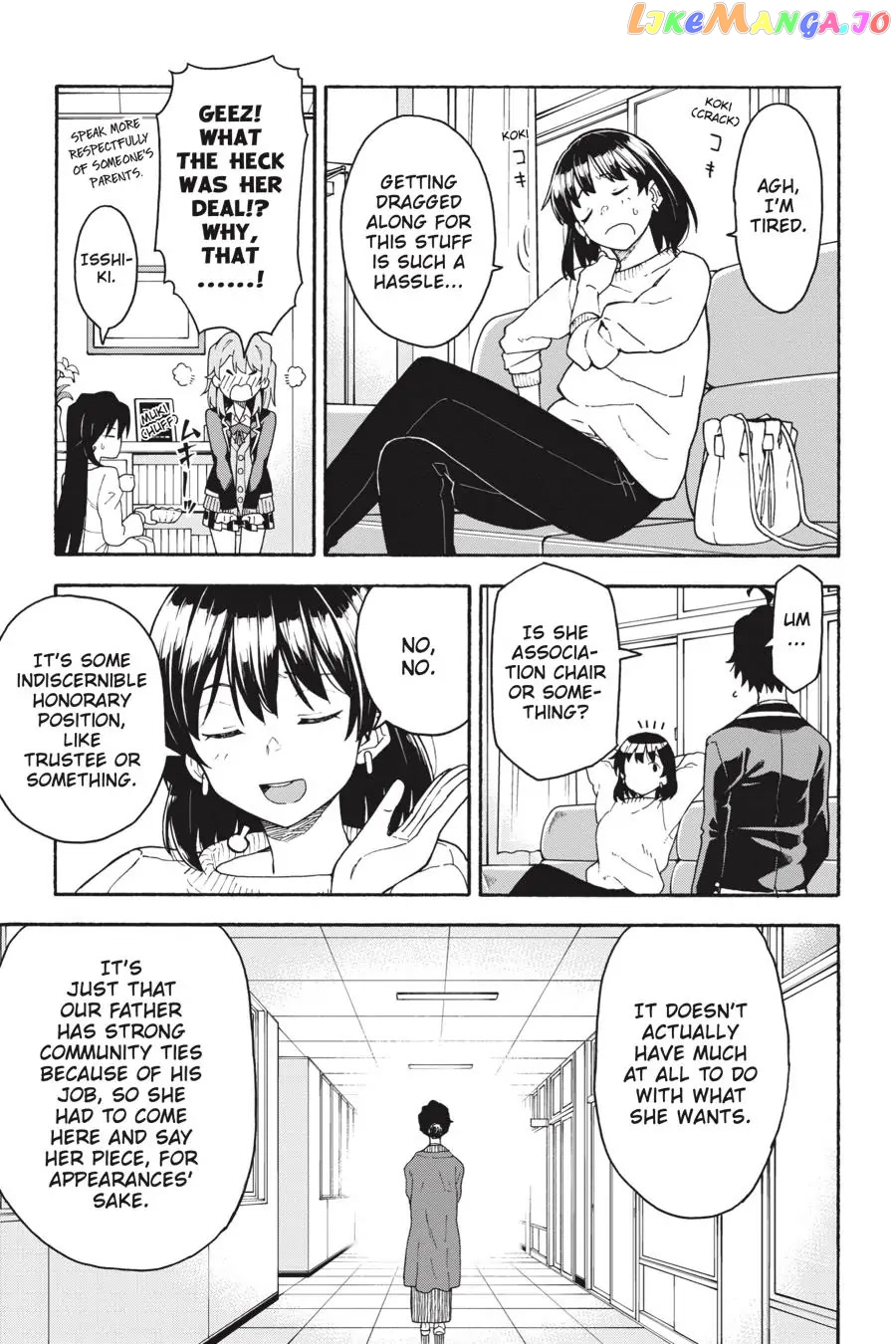 Yahari Ore no Seishun Rabukome wa Machigatte Iru. @ Comic chapter 93 - page 14