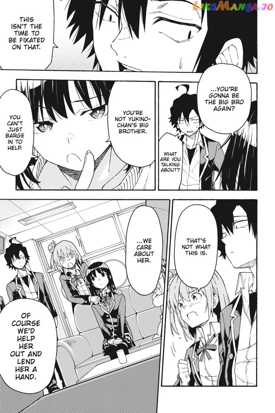 Yahari Ore no Seishun Rabukome wa Machigatte Iru. @ Comic chapter 93 - page 18