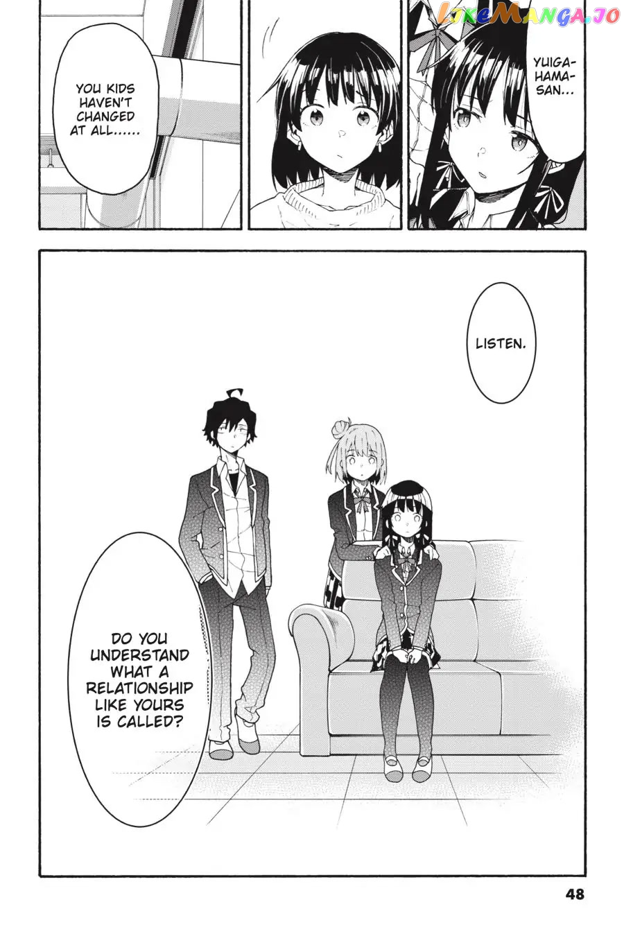 Yahari Ore no Seishun Rabukome wa Machigatte Iru. @ Comic chapter 93 - page 19