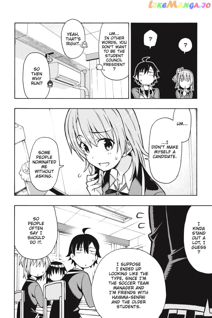Yahari Ore no Seishun Rabukome wa Machigatte Iru. @ Comic chapter 54 - page 21