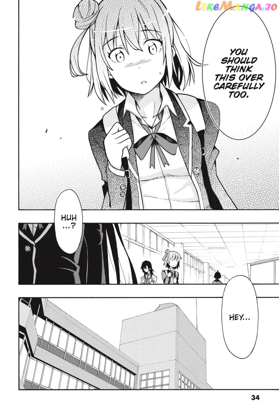 Yahari Ore no Seishun Rabukome wa Machigatte Iru. @ Comic chapter 54 - page 35