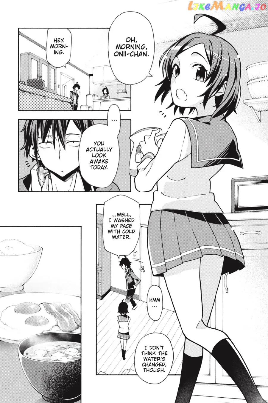 Yahari Ore no Seishun Rabukome wa Machigatte Iru. @ Comic chapter 54 - page 8