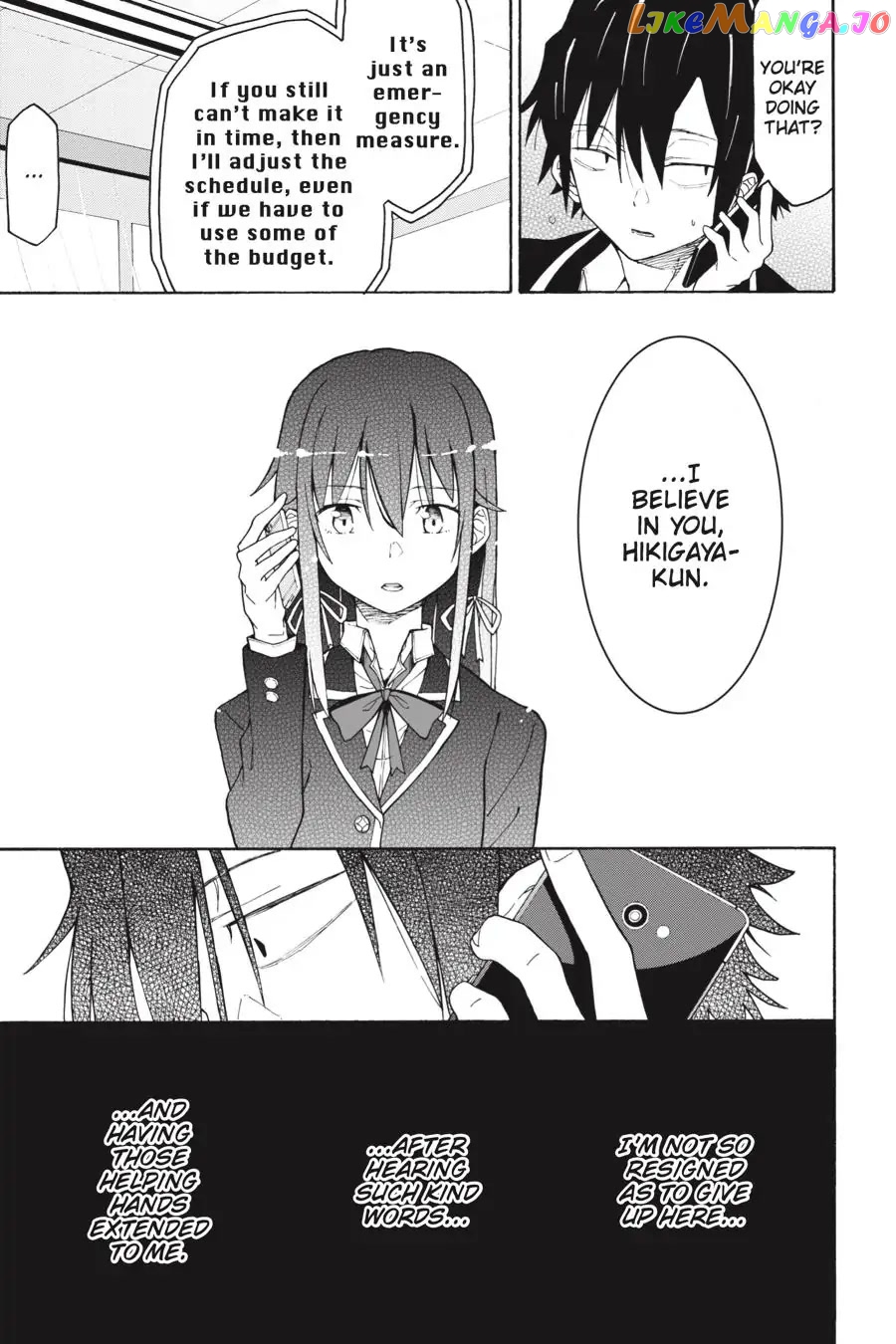Yahari Ore no Seishun Rabukome wa Machigatte Iru. @ Comic chapter 72 - page 25