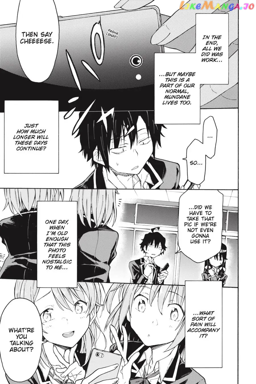 Yahari Ore no Seishun Rabukome wa Machigatte Iru. @ Comic chapter 72 - page 33