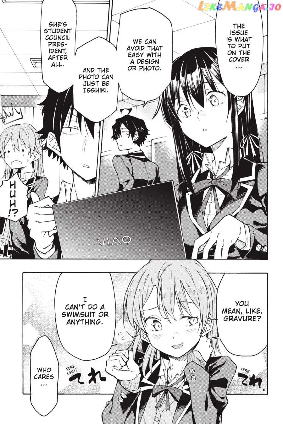 Yahari Ore no Seishun Rabukome wa Machigatte Iru. @ Comic chapter 72 - page 9