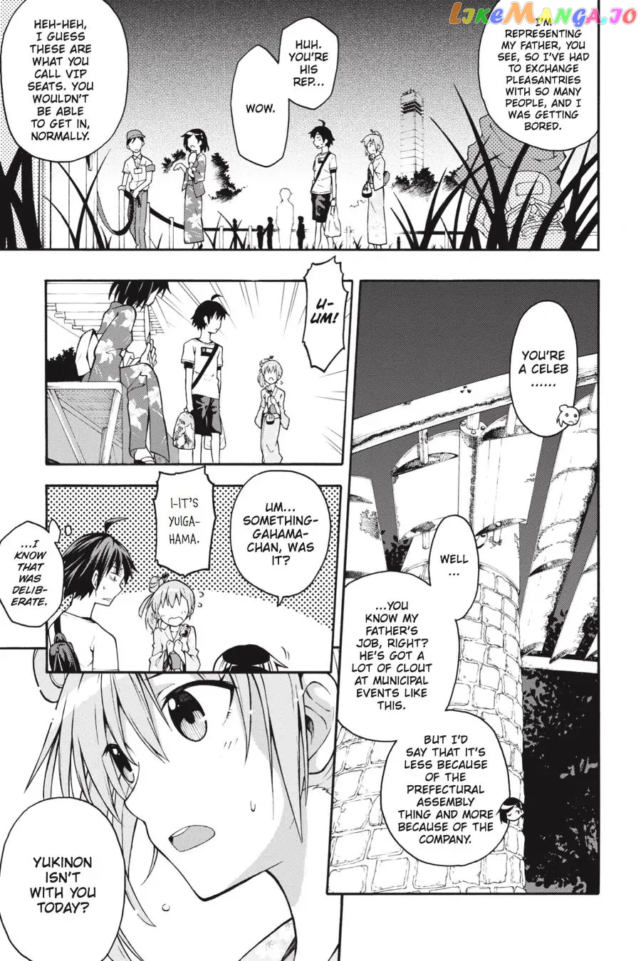 Yahari Ore no Seishun Rabukome wa Machigatte Iru. @ Comic chapter 34 - page 13