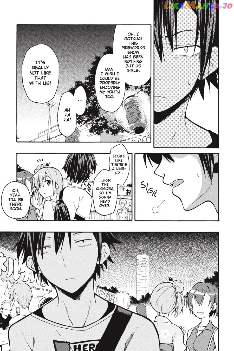 Yahari Ore no Seishun Rabukome wa Machigatte Iru. @ Comic chapter 34 - page 9