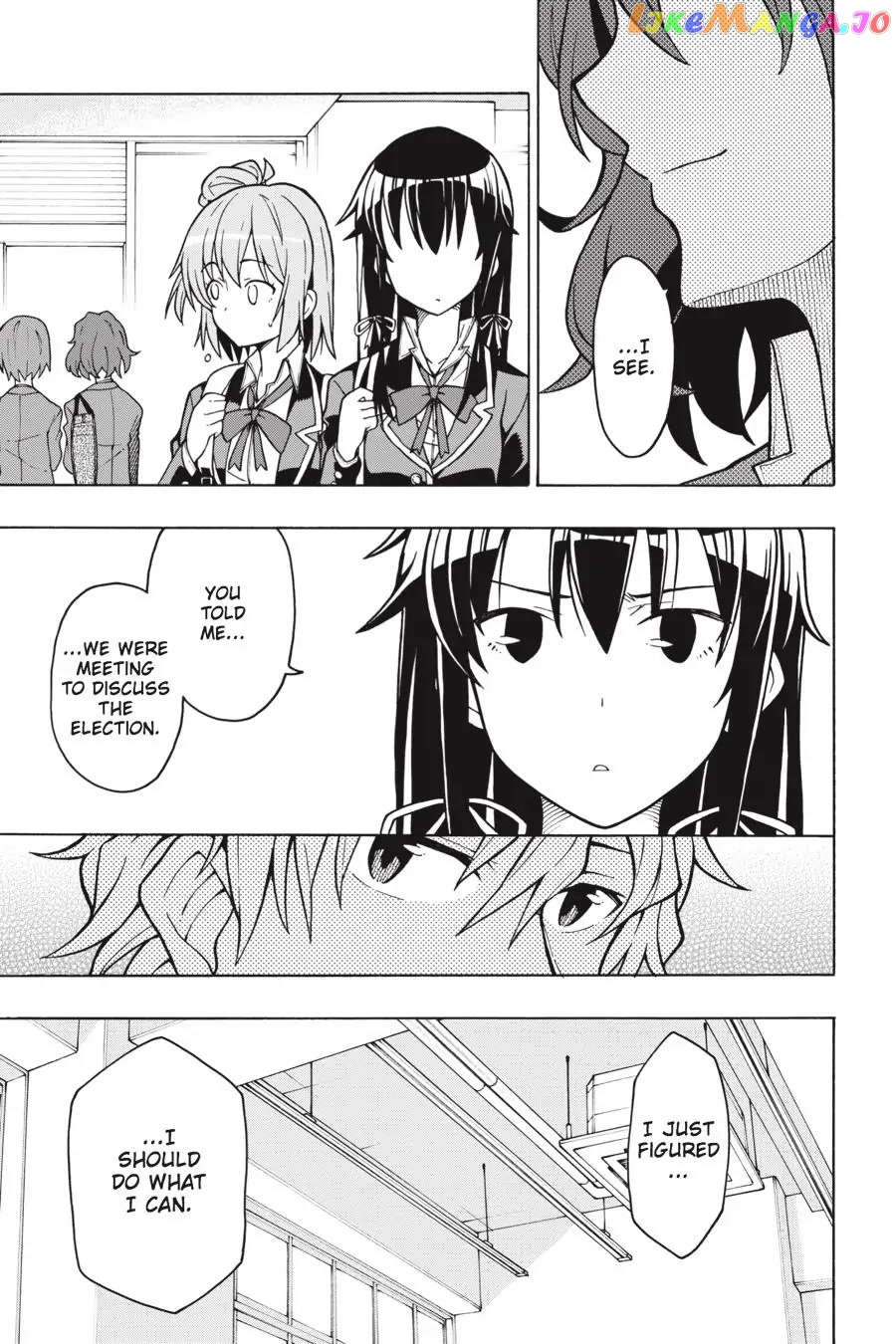 Yahari Ore no Seishun Rabukome wa Machigatte Iru. @ Comic chapter 55 - page 36