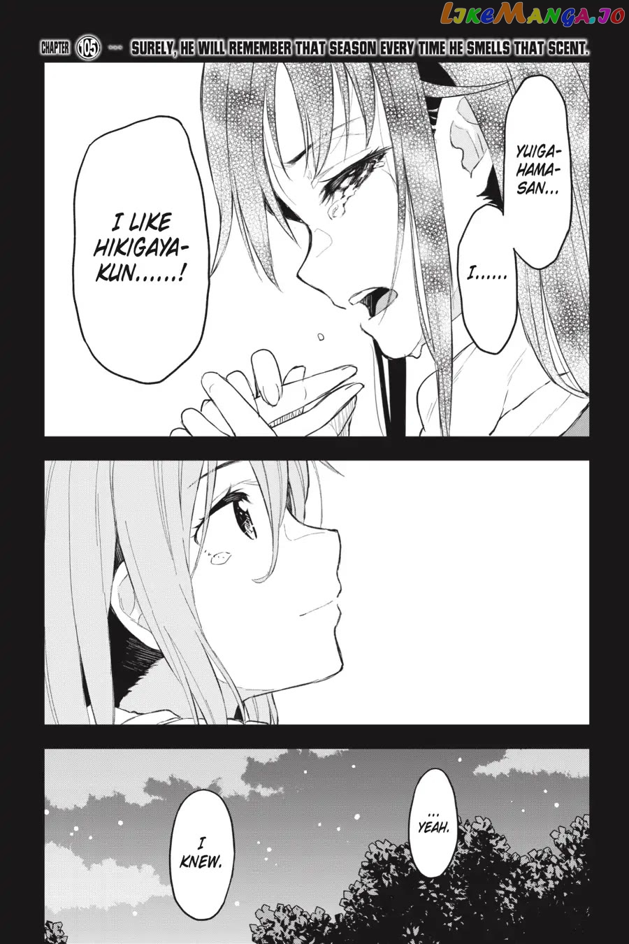 Yahari Ore no Seishun Rabukome wa Machigatte Iru. @ Comic chapter 105 - page 1