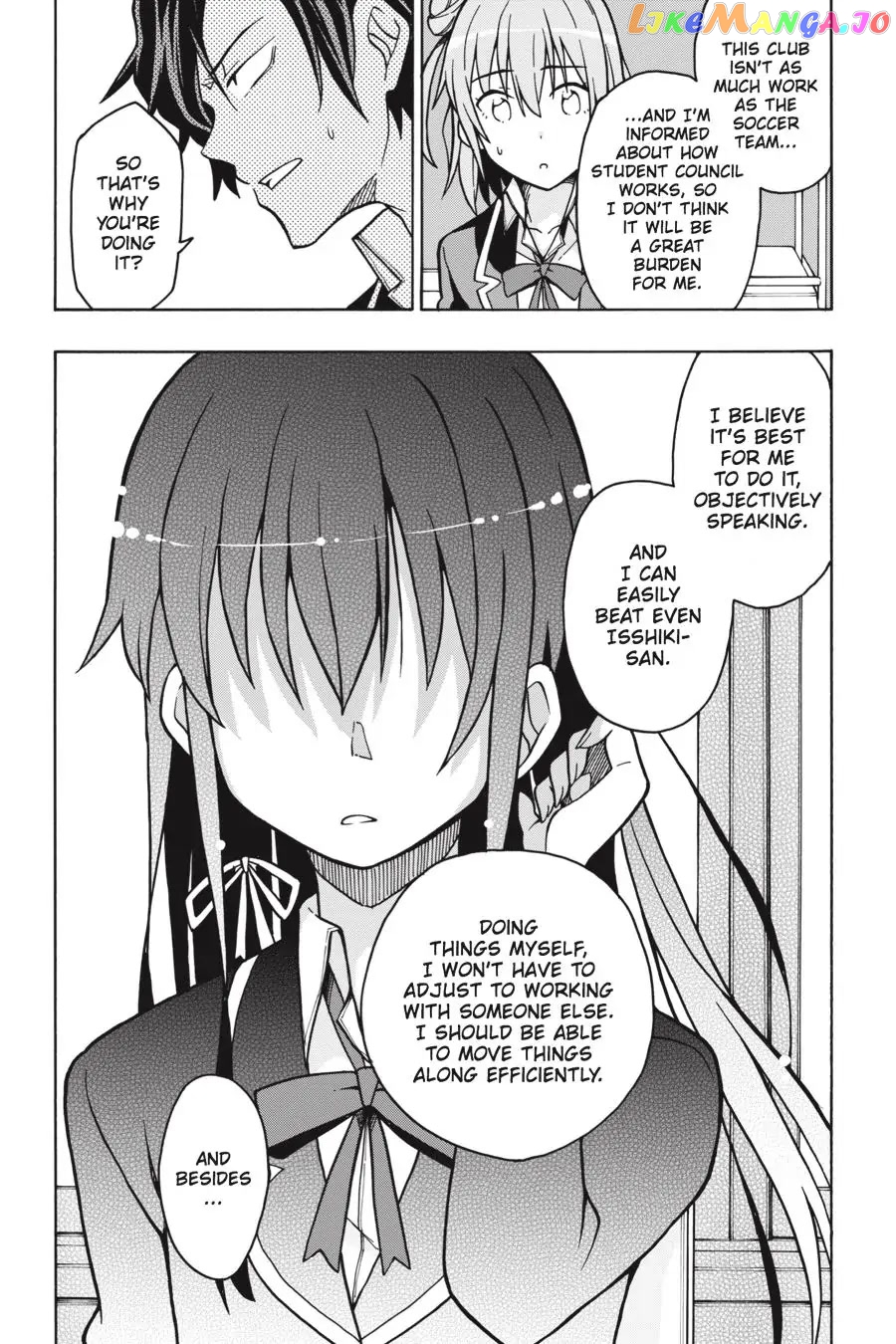 Yahari Ore no Seishun Rabukome wa Machigatte Iru. @ Comic chapter 56 - page 10