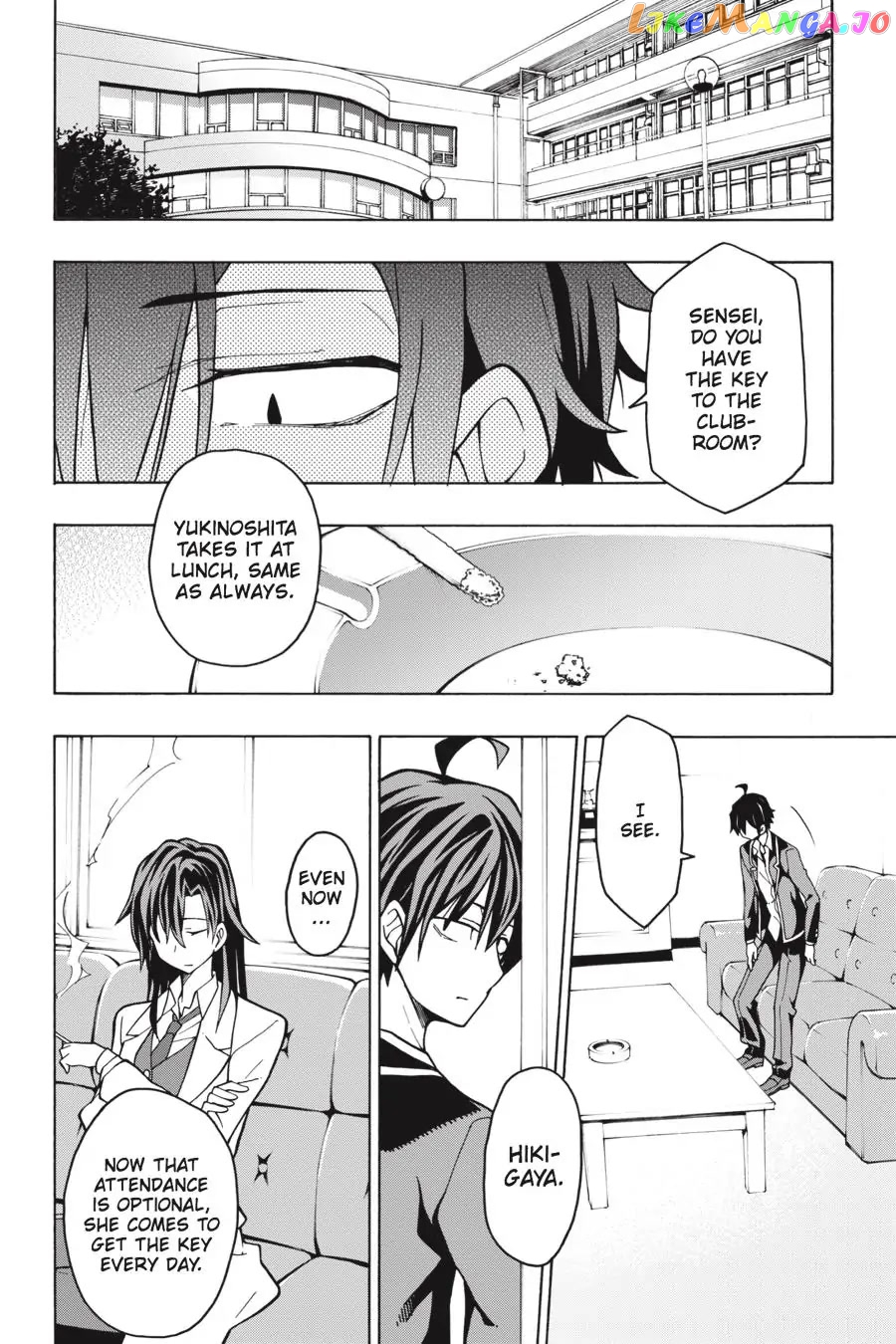 Yahari Ore no Seishun Rabukome wa Machigatte Iru. @ Comic chapter 56 - page 6