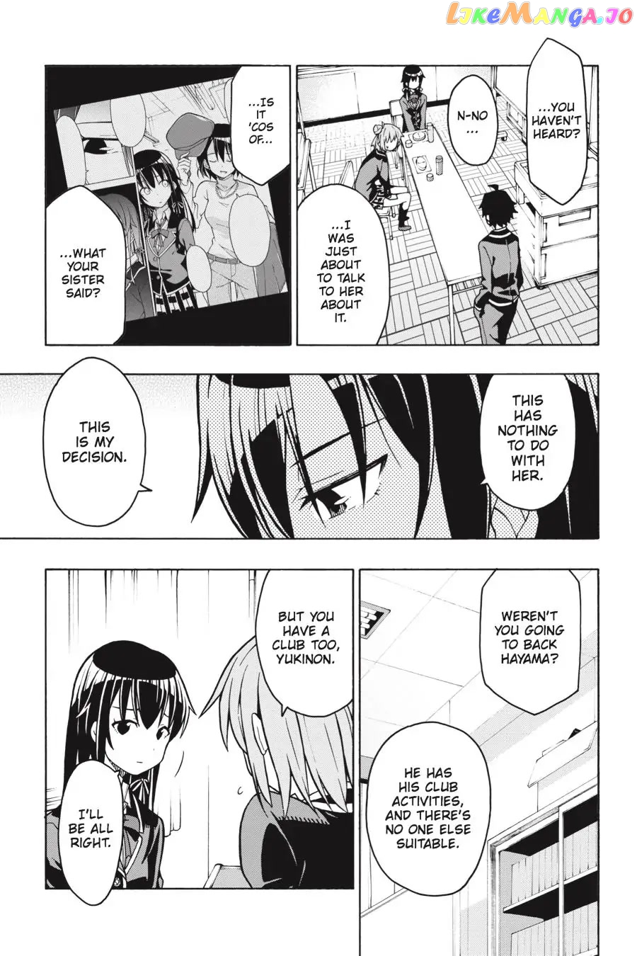 Yahari Ore no Seishun Rabukome wa Machigatte Iru. @ Comic chapter 56 - page 9