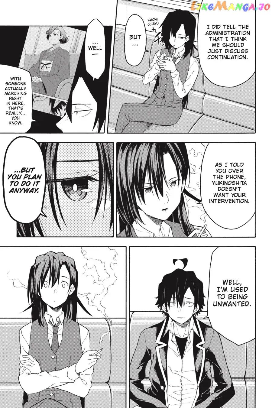 Yahari Ore no Seishun Rabukome wa Machigatte Iru. @ Comic chapter 95 - page 5