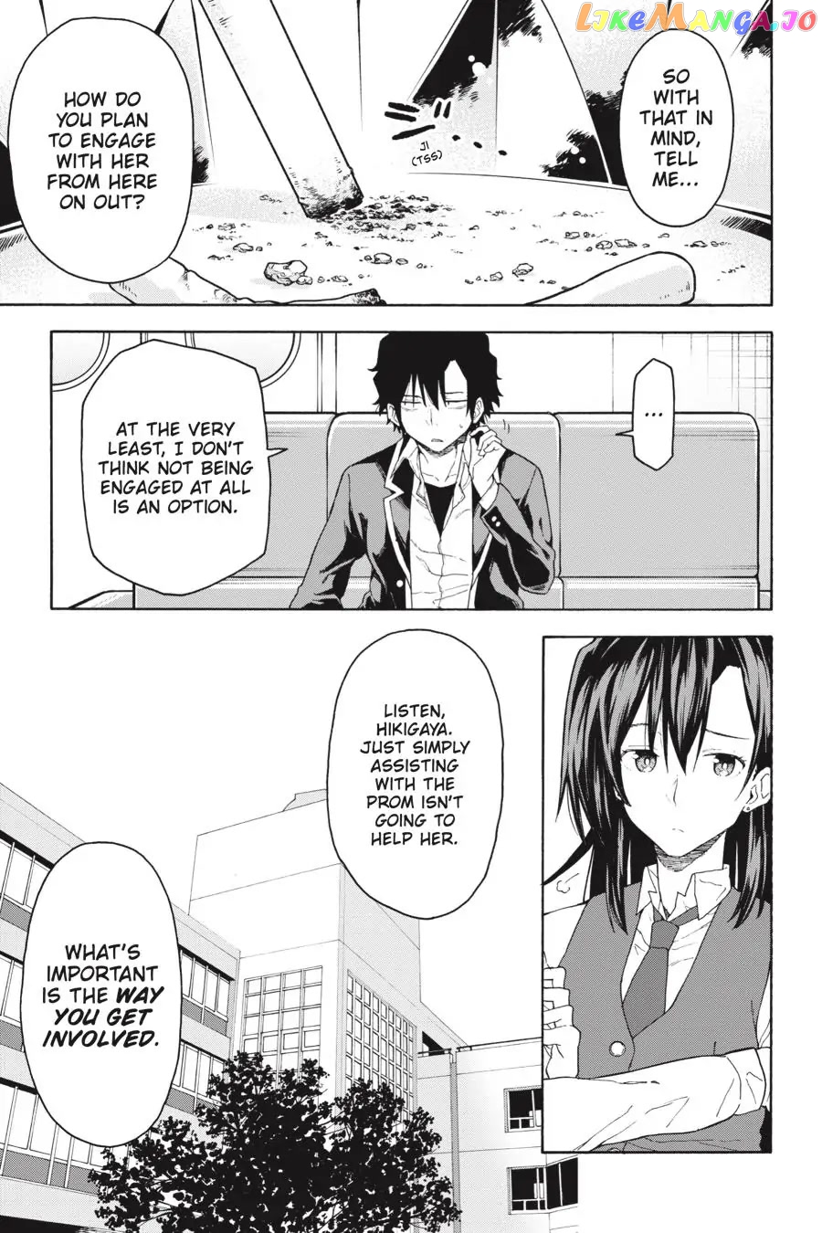 Yahari Ore no Seishun Rabukome wa Machigatte Iru. @ Comic chapter 95 - page 7