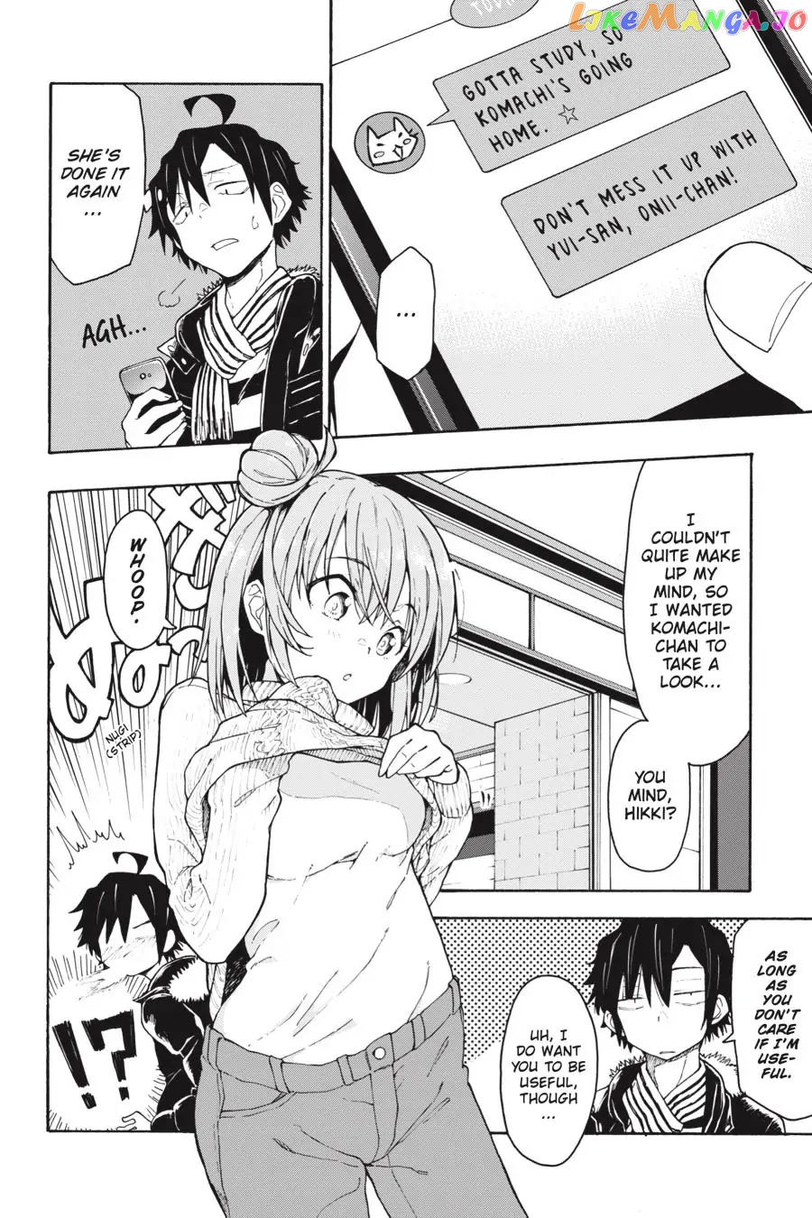 Yahari Ore no Seishun Rabukome wa Machigatte Iru. @ Comic chapter 74 - page 6