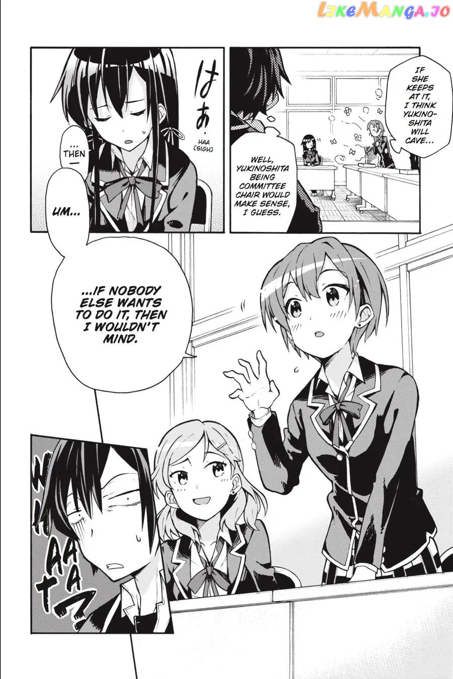 Yahari Ore no Seishun Rabukome wa Machigatte Iru. @ Comic chapter 36 - page 21