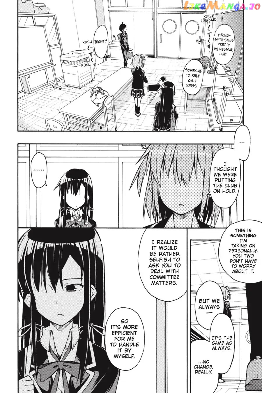 Yahari Ore no Seishun Rabukome wa Machigatte Iru. @ Comic chapter 36 - page 31