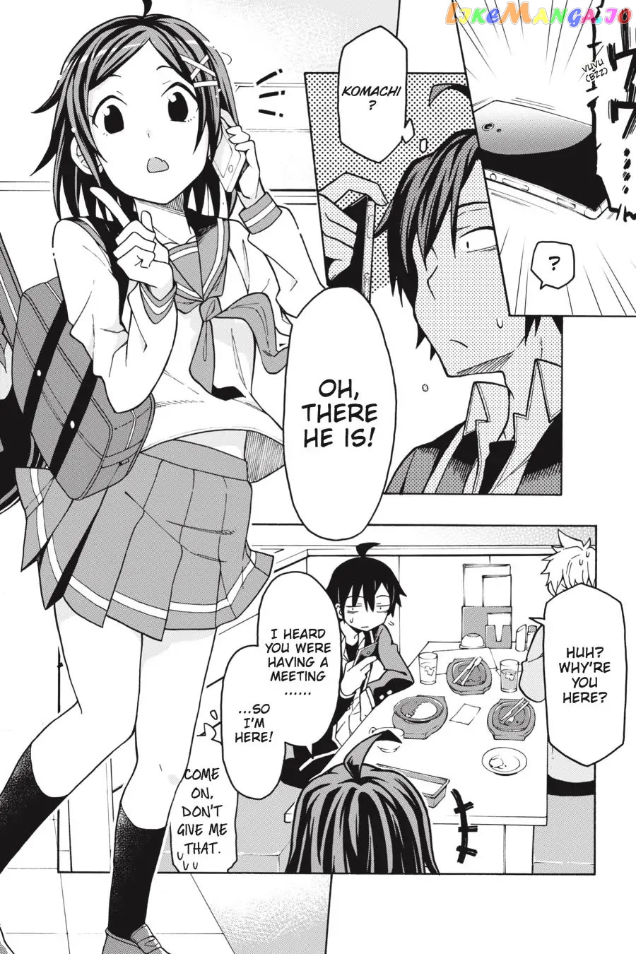 Yahari Ore no Seishun Rabukome wa Machigatte Iru. @ Comic chapter 57 - page 14