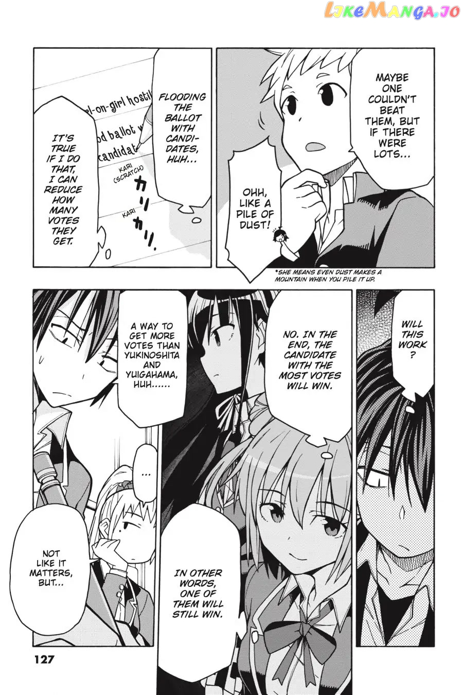 Yahari Ore no Seishun Rabukome wa Machigatte Iru. @ Comic chapter 57 - page 21