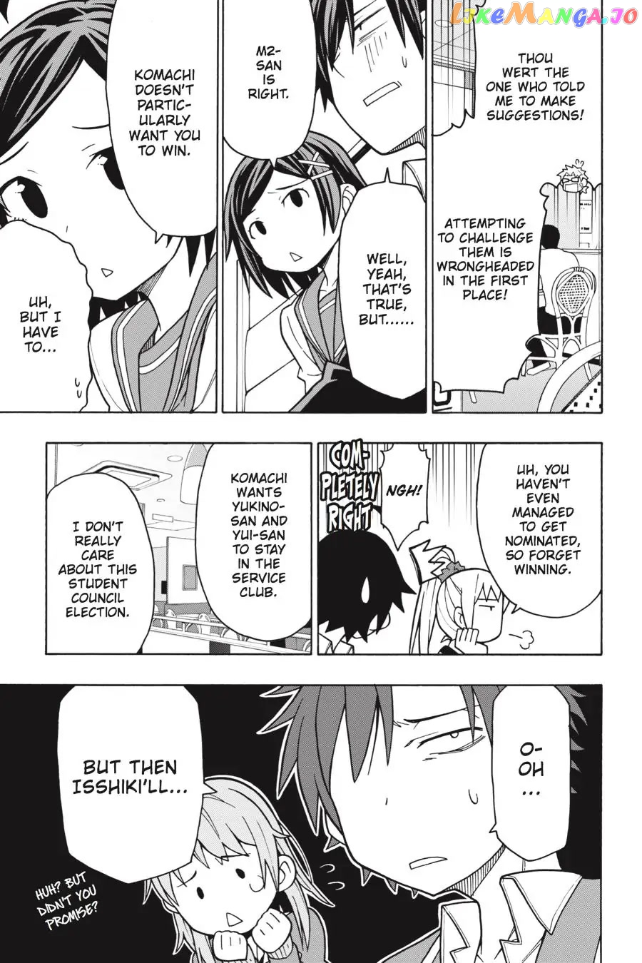 Yahari Ore no Seishun Rabukome wa Machigatte Iru. @ Comic chapter 57 - page 23