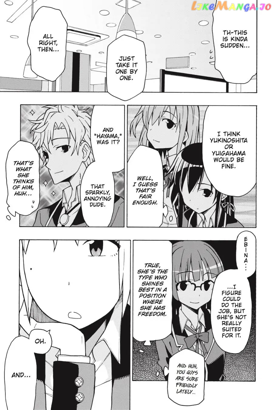 Yahari Ore no Seishun Rabukome wa Machigatte Iru. @ Comic chapter 57 - page 27