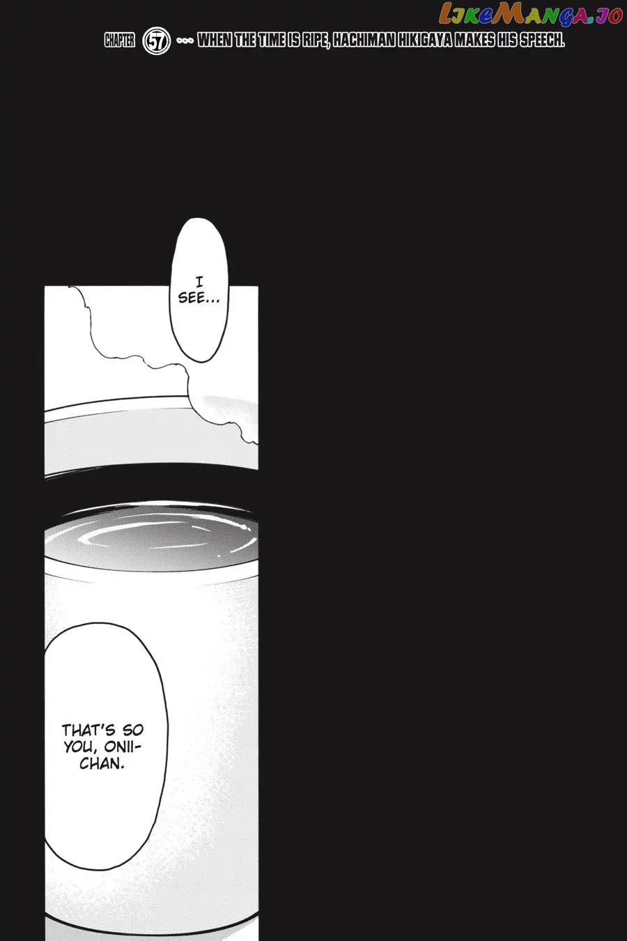 Yahari Ore no Seishun Rabukome wa Machigatte Iru. @ Comic chapter 57 - page 3