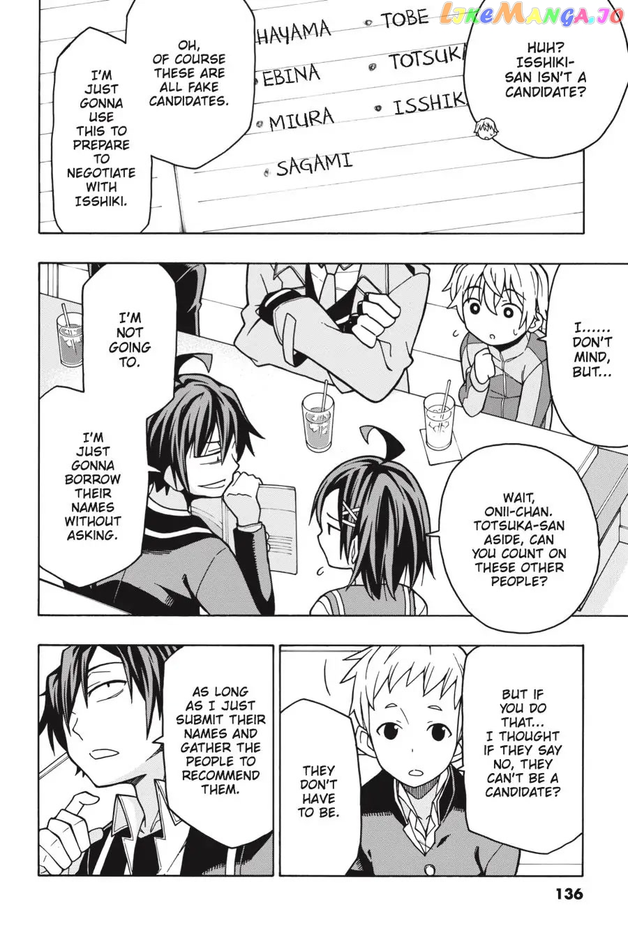 Yahari Ore no Seishun Rabukome wa Machigatte Iru. @ Comic chapter 57 - page 30