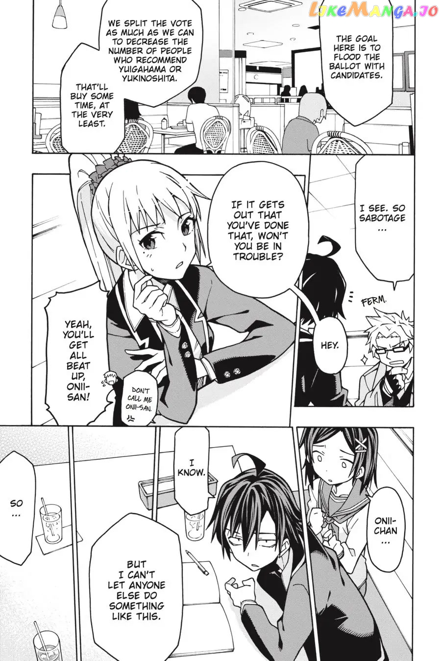 Yahari Ore no Seishun Rabukome wa Machigatte Iru. @ Comic chapter 57 - page 31