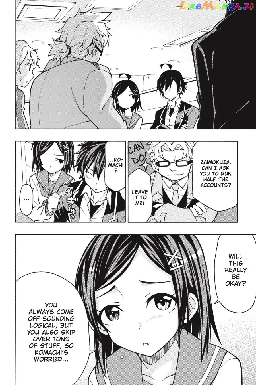 Yahari Ore no Seishun Rabukome wa Machigatte Iru. @ Comic chapter 57 - page 36