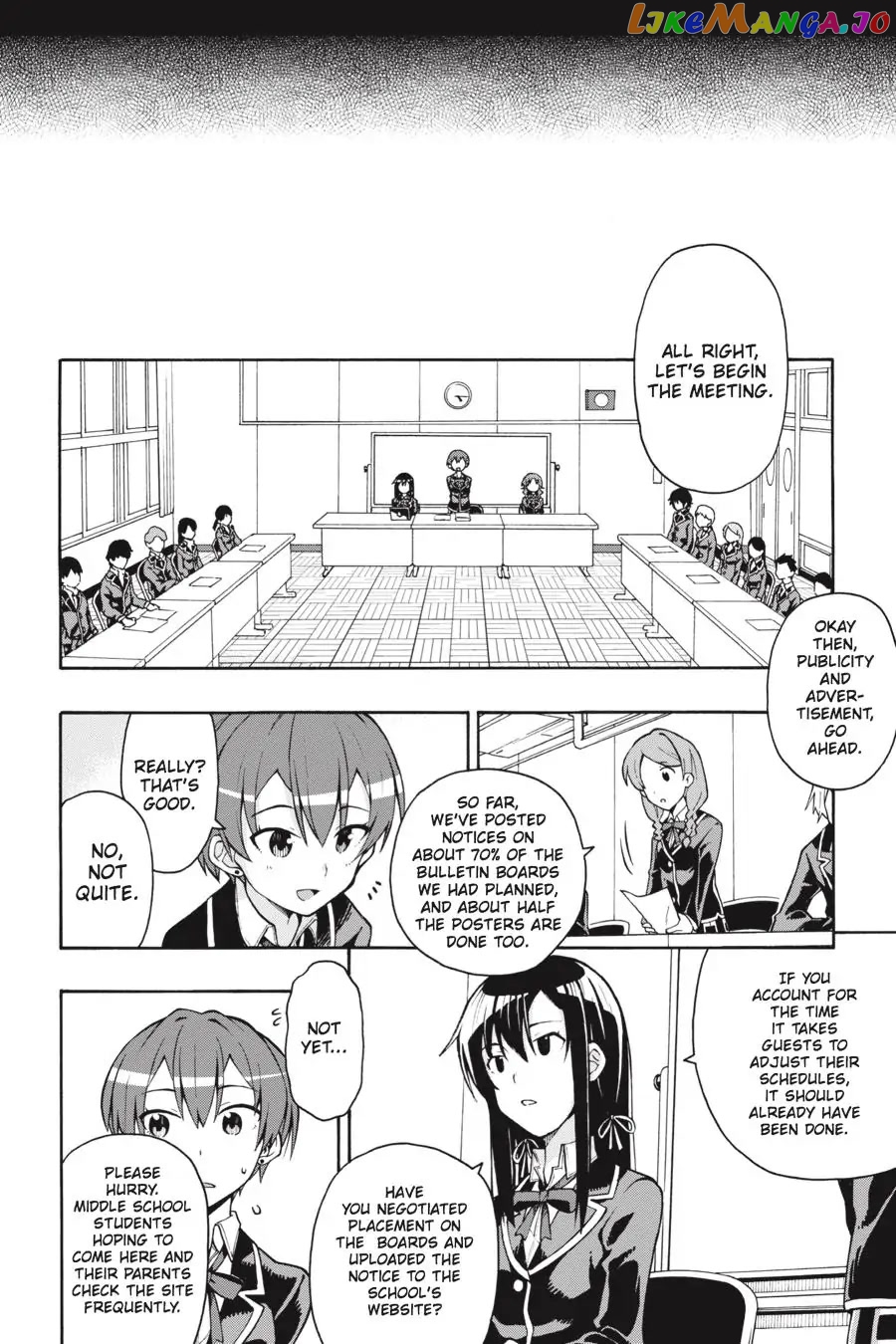 Yahari Ore no Seishun Rabukome wa Machigatte Iru. @ Comic chapter 37 - page 12