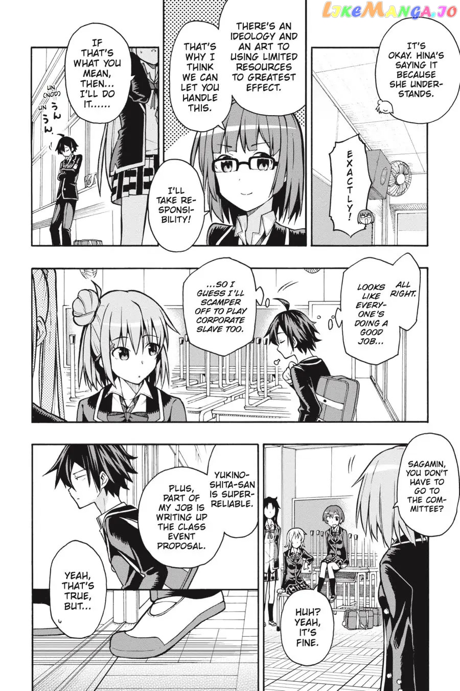 Yahari Ore no Seishun Rabukome wa Machigatte Iru. @ Comic chapter 37 - page 20