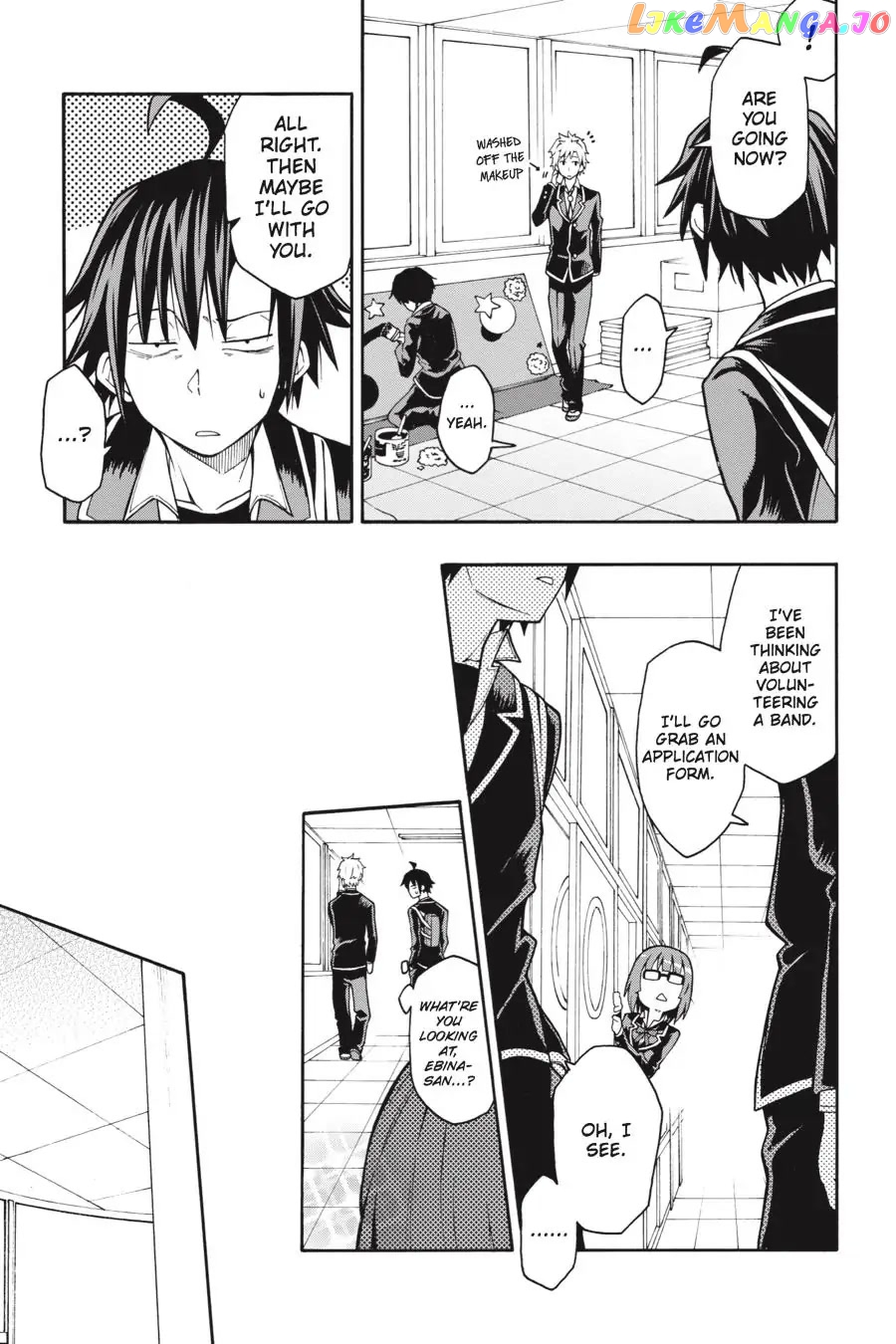 Yahari Ore no Seishun Rabukome wa Machigatte Iru. @ Comic chapter 37 - page 21