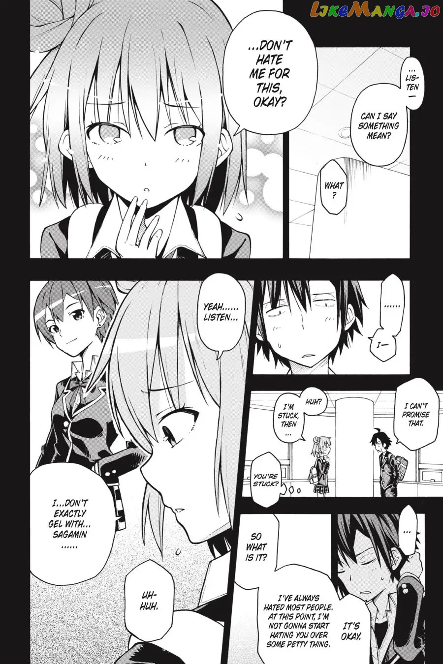 Yahari Ore no Seishun Rabukome wa Machigatte Iru. @ Comic chapter 37 - page 6