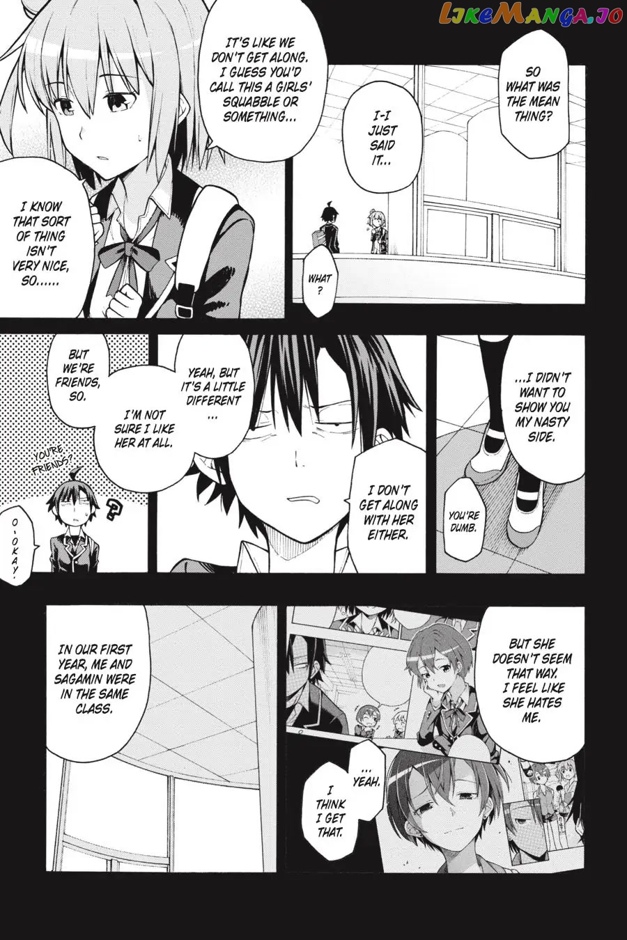 Yahari Ore no Seishun Rabukome wa Machigatte Iru. @ Comic chapter 37 - page 7