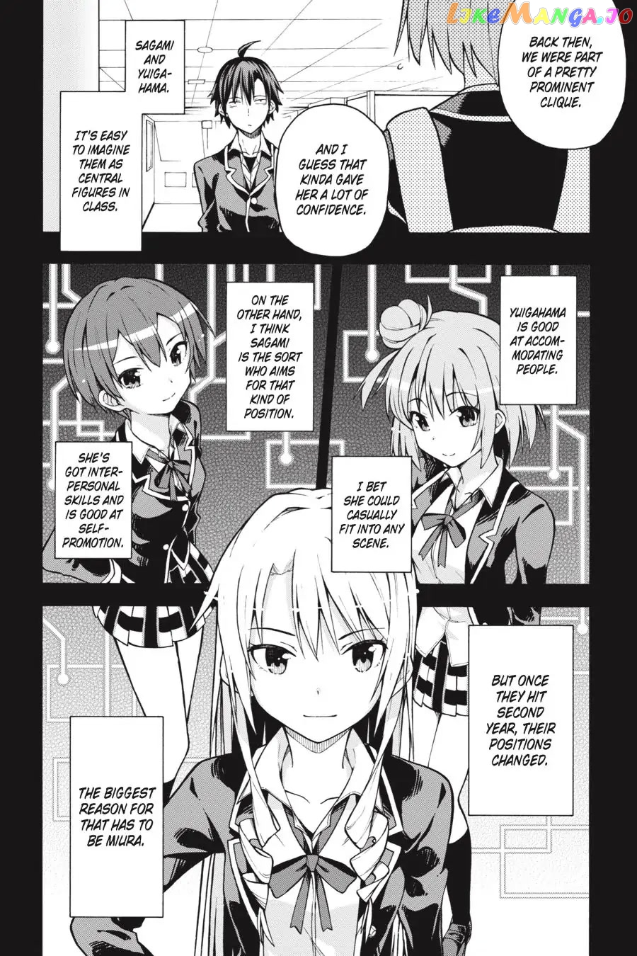 Yahari Ore no Seishun Rabukome wa Machigatte Iru. @ Comic chapter 37 - page 8
