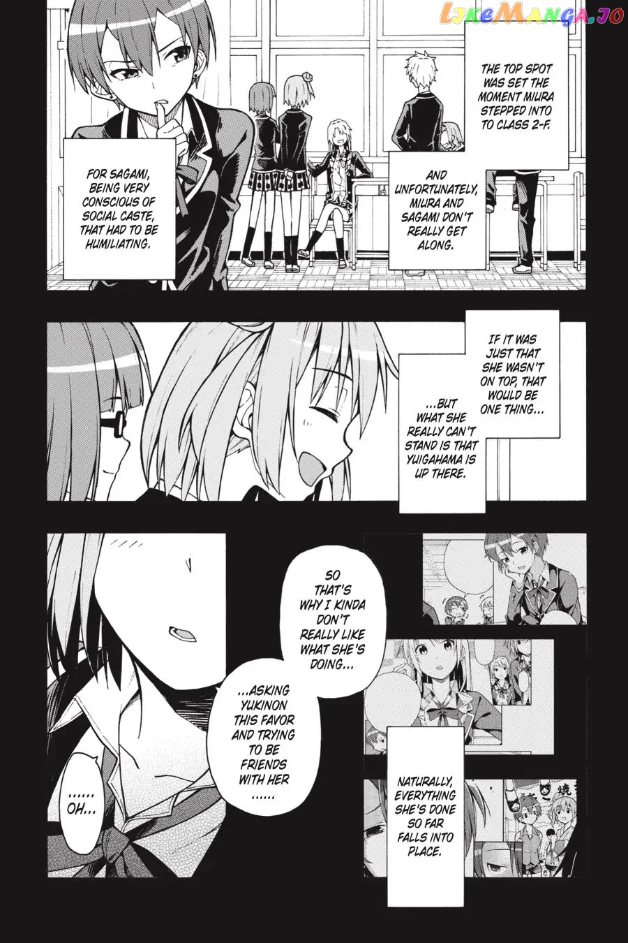 Yahari Ore no Seishun Rabukome wa Machigatte Iru. @ Comic chapter 37 - page 9