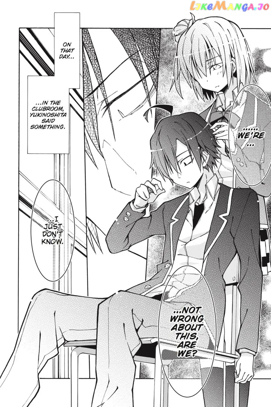 Yahari Ore no Seishun Rabukome wa Machigatte Iru. @ Comic chapter 58 - page 37