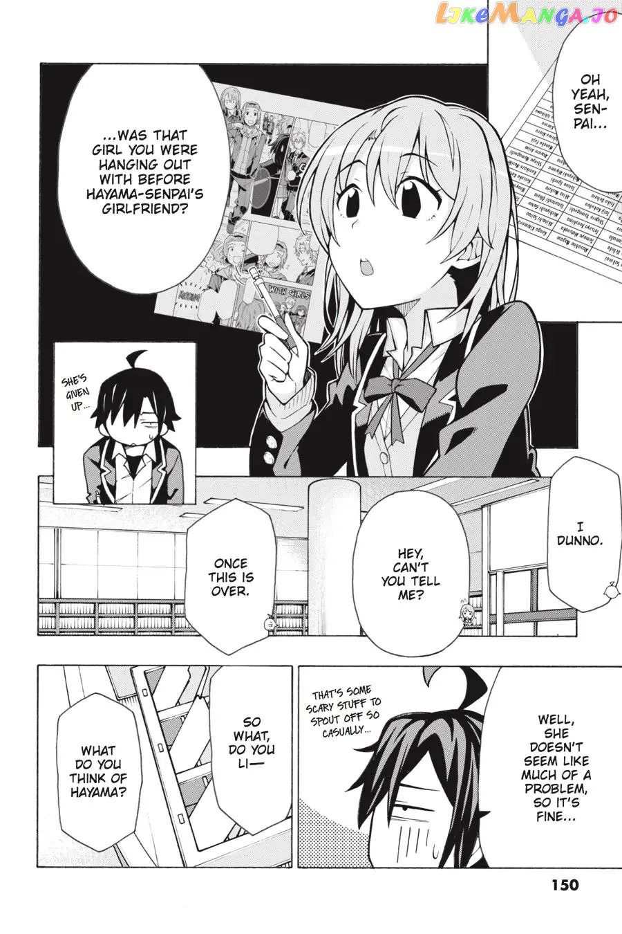 Yahari Ore no Seishun Rabukome wa Machigatte Iru. @ Comic chapter 58 - page 4