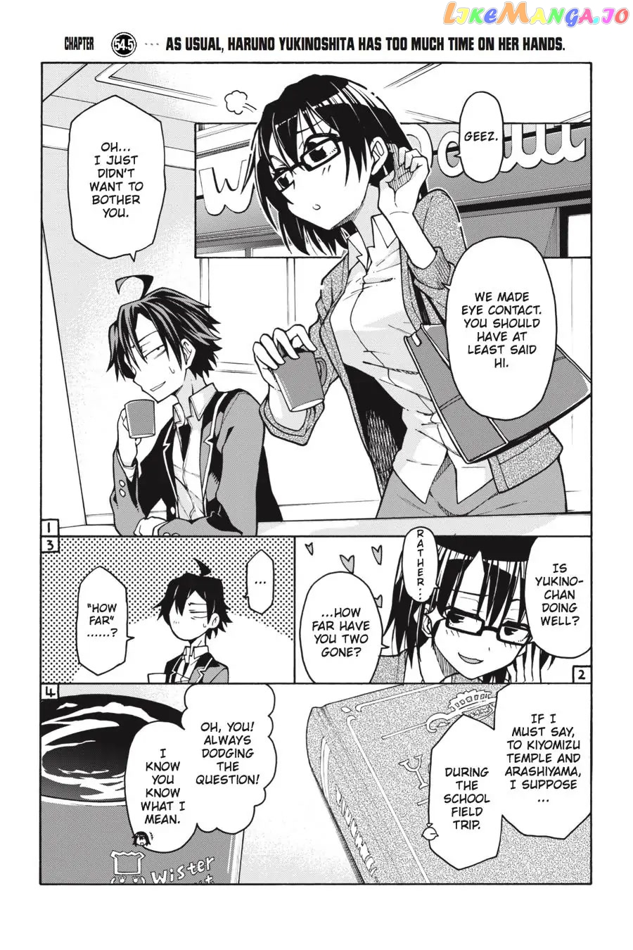 Yahari Ore no Seishun Rabukome wa Machigatte Iru. @ Comic chapter 58 - page 44