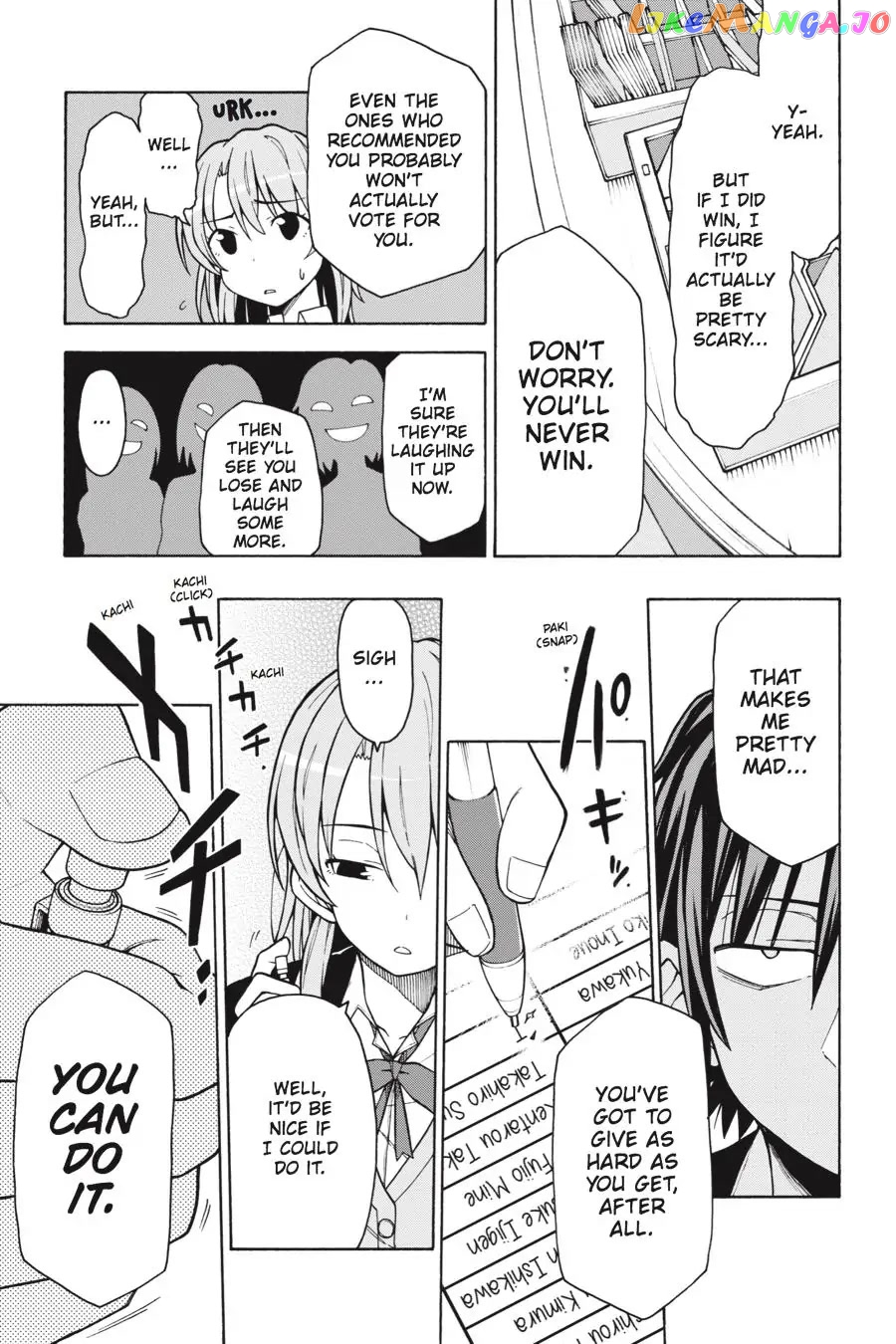 Yahari Ore no Seishun Rabukome wa Machigatte Iru. @ Comic chapter 58 - page 8
