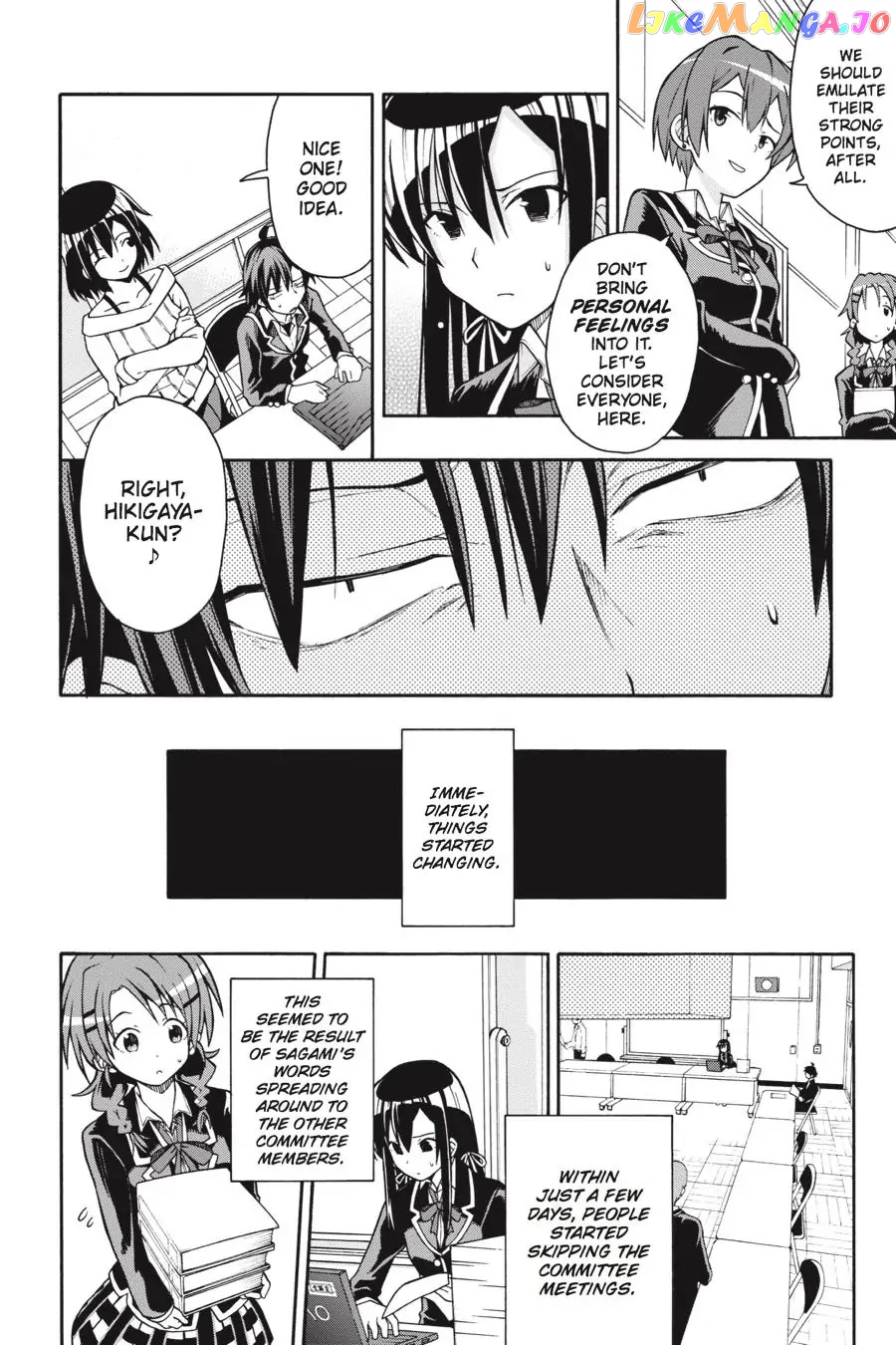 Yahari Ore no Seishun Rabukome wa Machigatte Iru. @ Comic chapter 38 - page 10