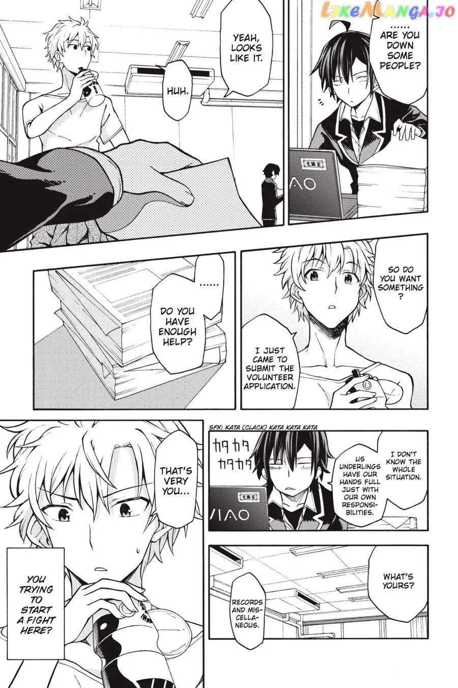 Yahari Ore no Seishun Rabukome wa Machigatte Iru. @ Comic chapter 38 - page 11