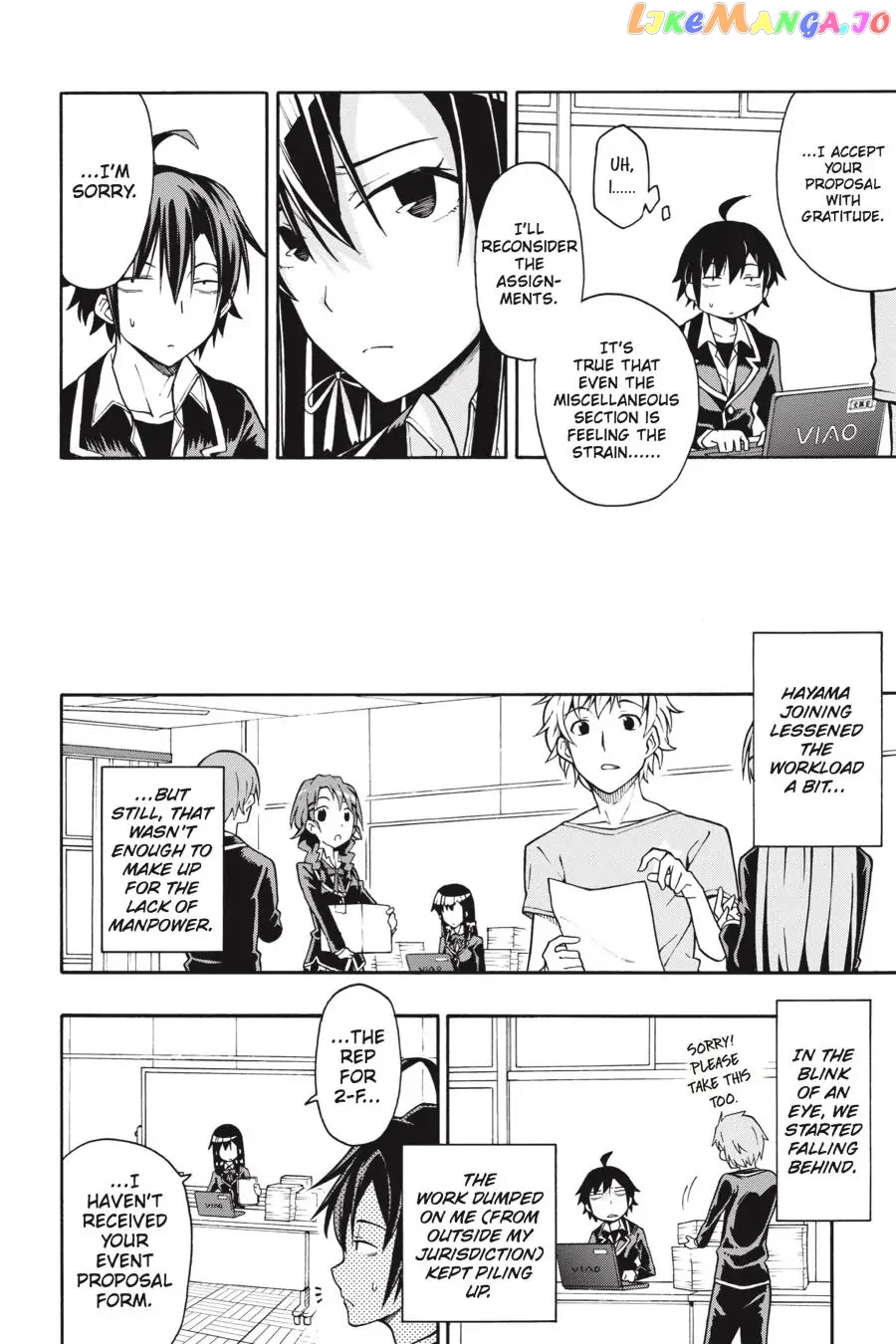 Yahari Ore no Seishun Rabukome wa Machigatte Iru. @ Comic chapter 38 - page 14